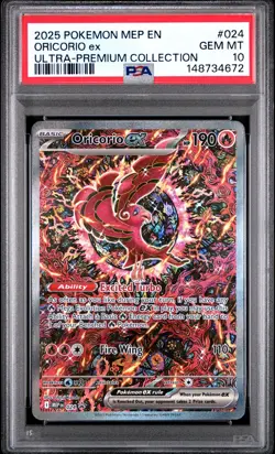 2025 POKEMON MEP PROMO ULTRA-PREMIUM COLLECTION #024 ORICORIO EX PSA 10 - Image 1
