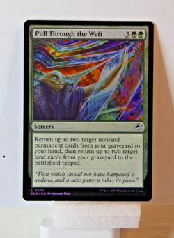 MTG EOE: Pull Through the Weft (Sorcery) Edge of Eternities Uncommon Foil 0202 - Image 1