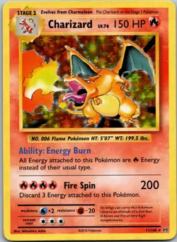 Charizard #11/108 Holo Rare XY - Evolutions Pokemon NM/LP - Image 1