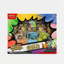 Pokemon TCG Ascended Heroes First Partner Deluxe Pin Collection 5 Booster Packs - Image 1