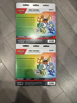 New Sealed 2x Pokemon TCG First Partner Illustration Collection Box Series 1 ENG - Image 3