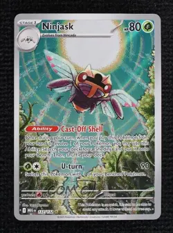 Ninjask Illustration Rare Pokemon Mega Evolution MEG #137 - Image 1