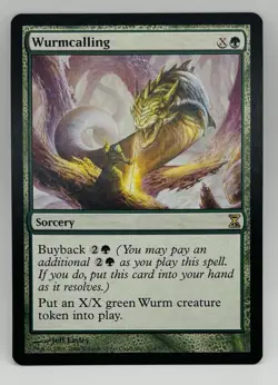 MTG Wurmcalling Time Spiral Regular - Image 1