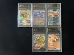 2025 Pokemon TCG Japanese Mega Charizard X EX RRR Holo RPA 10 Lot*5 ZE62 - Image 1