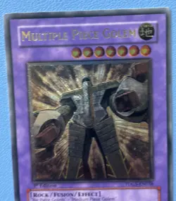 Yugioh Multiple Piece Golem TDGS-EN038 Ultimate Rare 1st Ed LP - Image 2