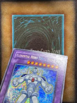 Yugioh Elemental Hero Terra Firma PP02-EN009 Secret Rare MP - Image 2