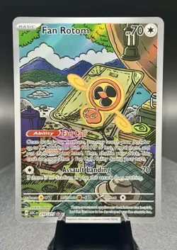 Pokemon TCG Fan Rotom Ascended Heroes 250/217 Illustration Rare NM Card - Image 1