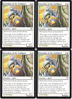 Guardian of the Guildpact Playset x4 LP Dissension MTG Magic Card Pauper W/U EDH - Image 1