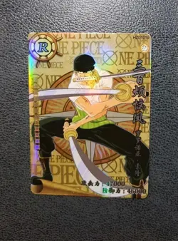 🔥Roranoro ZORO RARE R Gold Holo One Piece Anime TCG CCG Anime Card HZ01019🔥 - Image 1