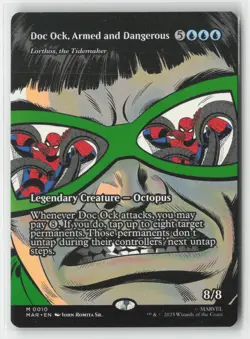Doc Ock Armed and Dangerous Lorthos the Tidemaker Borderless 10 Marvel MTG - Image 1