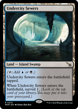 x1 Undercity Sewers MKM MTG 270 RARE M/NM 1x - Image 1