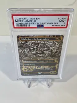 Michelangelo, Improviser (Borderless) (Gold-Stamped Signature) Teenage Mutant... - Image 3