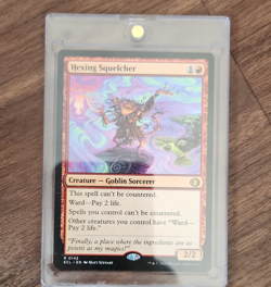 Magic: The Gathering Hexing Squelcher Rare Red Creature ECL 0145 Matt Stewart - Image 1