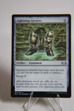 Lightning Greaves 267 double masters NM English 1141 - Image 1