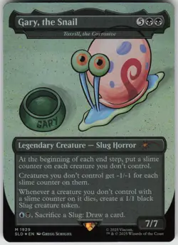 MTG Gary the Snail Toxrill the Corrosive Foil NM Secret Lair Drop Magic 1929 - Image 1