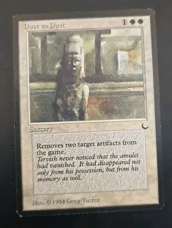 Dust to Dust The Dark MTG Regular Moderately Played - Image 1