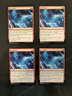 4x Bolt Bend x4 - War of the Spark - MTG Magic - NM Playset - Image 1