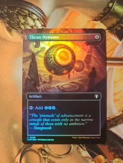 Thran Dynamo (Borderless) - Commander Masters (CMM) -foil -nm - Image 1