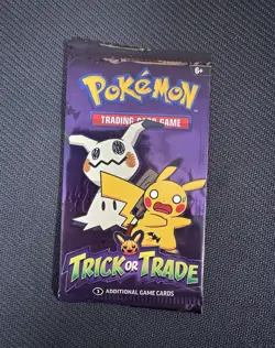 Trick or Trade Booster Pack Sealed NearMint 2023 Halloween English Pokemon Cards - Image 1