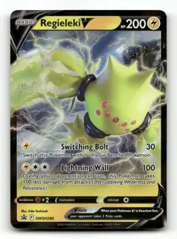 Regieleki V SWSH280 - Sword & Shield Promo - Pokemon Card NM/M - Image 1