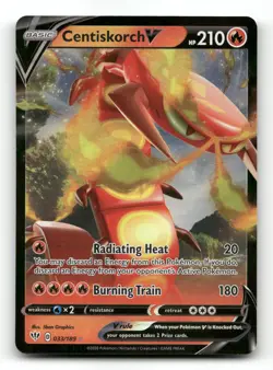 Centiskorch V 033/189 - Darkness Ablaze - Pokemon Card NM/M - Image 1