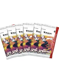 *PRE-ORDER* MTG - Spider-Man Collector Booster Pack Set Of (6) Packs - Image 1