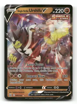 Single Strike Urshifu V 085/163 - Battle Styles - Pokemon Card NM/M - Image 1