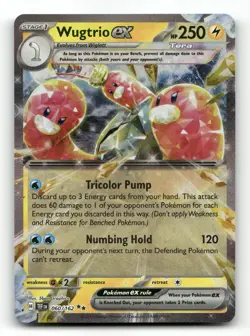 Wugtrio ex 060/162 - Temporal Forces - Pokemon Card NM/M - Image 1