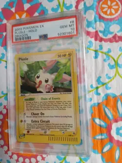 Pokemon Card Ex Dragon #8 Plusle Holo PSA 10 GEM MINT 2003 Vintage - Image 2