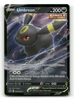 Umbreon V SWSH203 - Sword & Shield Promo - Pokemon Card NM/M - Image 1