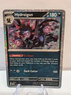 2025 Pokemon Mcdonalds Promo Holo Dragon Discovery Hydreigon 010/015 - Image 1