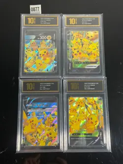 Pikachu V-union Promo 109/S-P - 112/S-P Combination Set - Pokemon -Pyxis gold 10 - Image 1
