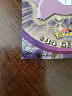 MP! HOLO FOIL Topps Pokemon Gengar #94 2000 TV Animation Edition Blue Logo - Image 2