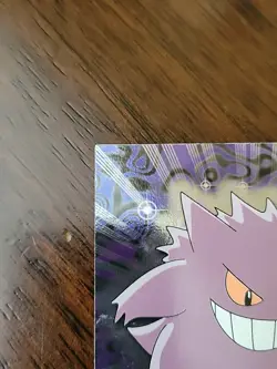 MP! HOLO FOIL Topps Pokemon Gengar #94 2000 TV Animation Edition Blue Logo - Image 3