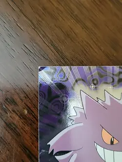 MP! HOLO FOIL Topps Pokemon Gengar #94 2000 TV Animation Edition Blue Logo - Image 4