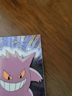 MP! HOLO FOIL Topps Pokemon Gengar #94 2000 TV Animation Edition Blue Logo - Image 5