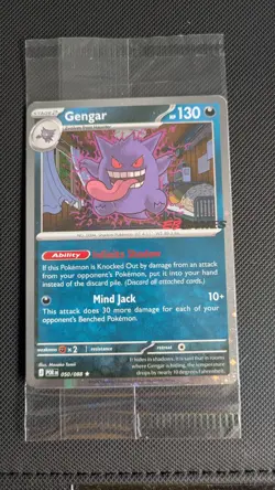 Pokemon TCG - Gengar 050/088 EB Games Exclusive Stamped Sealed Promo Cosmos Holo - Image 1