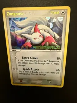Zangoose Ex Emerald Reverse Holo Stamped 21/106 Pokemon TCG 21/106 LP/NM - Image 2