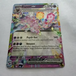 Pokemon Espeon EX Double Rare Holo Sv: Prismatic Evolutions 034/131 English 2025 - Image 2