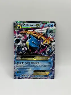 Pokemon TCG M Blastoise EX XY Base Set Holo Card 30/146 Ultra Rare NM - Image 1