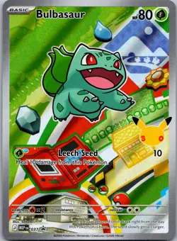 Bulbasaur #037 ME: Mega Evolution 1st Partner Series 1 Promo Pokemon NM (A) - Image 1