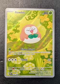 2026 Pokemon Perfect Order Rowlet 90 /88 Full Art Illustration rare holo - Image 1