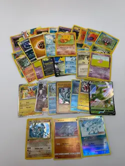 Pokemon Card Lot Mixed Holo Rare Vintage Cards + YuGiOh Blue Eyes - Image 2