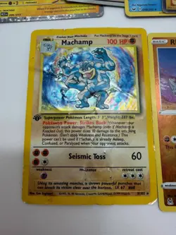 Pokemon Card Lot Mixed Holo Rare Vintage Cards + YuGiOh Blue Eyes - Image 3