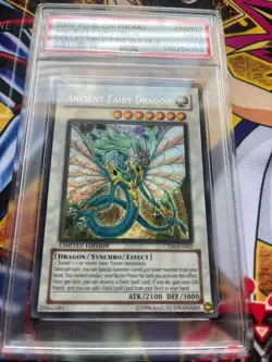 Ancient Fairy Dragon PSA 9 EN002 2009 Collectible Tin Promo Yu-Gi-Oh! 5D’s Holo - Image 3