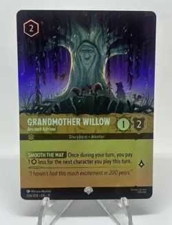 Grandmother Willow Ancient Advisor 206/204 Epic Foil Disney Lorcana Winterspell - Image 1