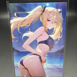 Fischl Genshin Impact Anime Waifu Card Doujin ACG Goddess Holo - Image 2