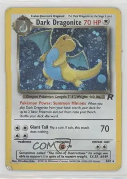 Dark Dragonite Holo Pokemon Team Rocket #5 2000 - Image 1