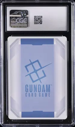 2025 GUNDAM CARD GAME NEWTYPE RISING JPN RARE+ BATTLE OF ACES CGC 10 GEM MINT - Image 2