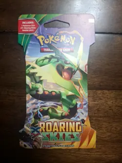 Pokemon TCG XY Roaring Skies 4 Sleeved Booster Pack 10 Card Factory Sealed New - Image 2
